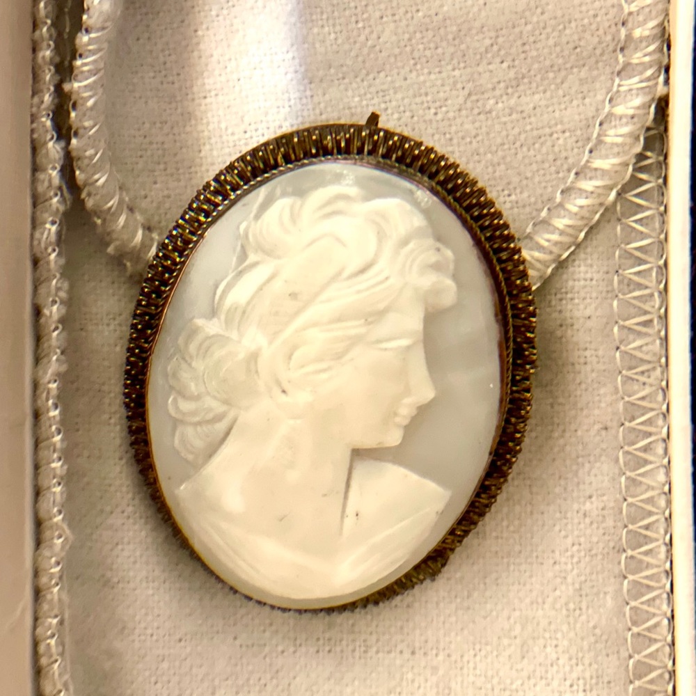 Victorian Ivory Cameo Pen/pendant